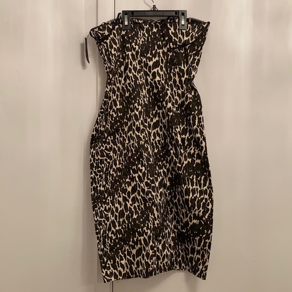 Leopard Print Strappy Midi Dress - Picture 2 of 2